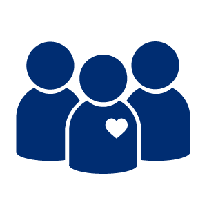 Friendly sales staff icon