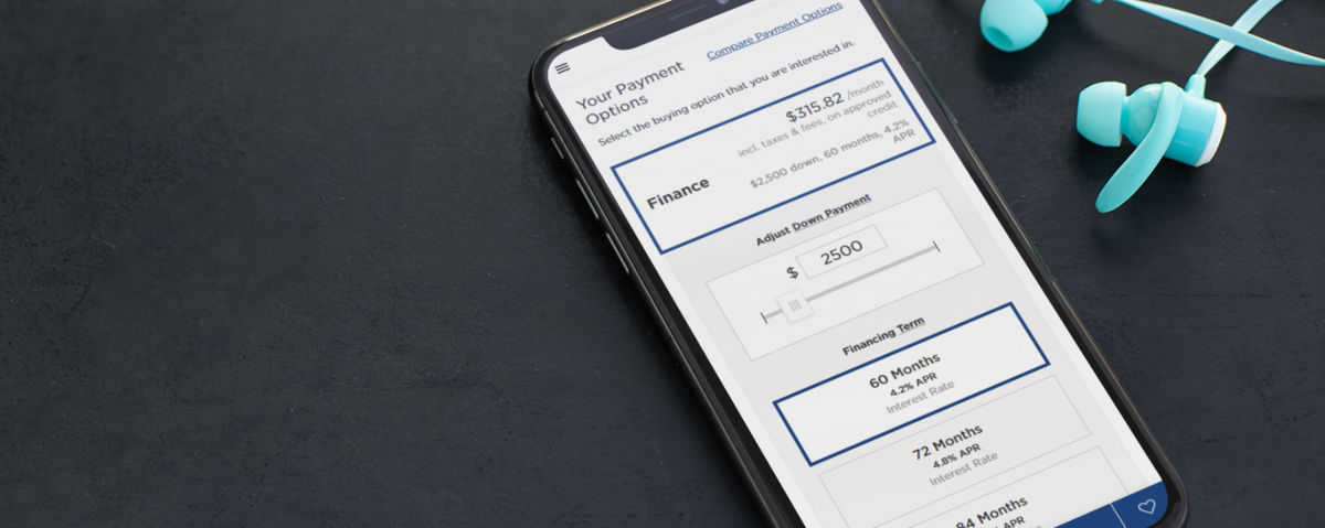 Pricing section shopping for a vehicle on Buerkle website